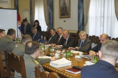 19 March 2015  The Security Services Control Committee in supervisory visit to the Military Security Agency HQ in Belgrade